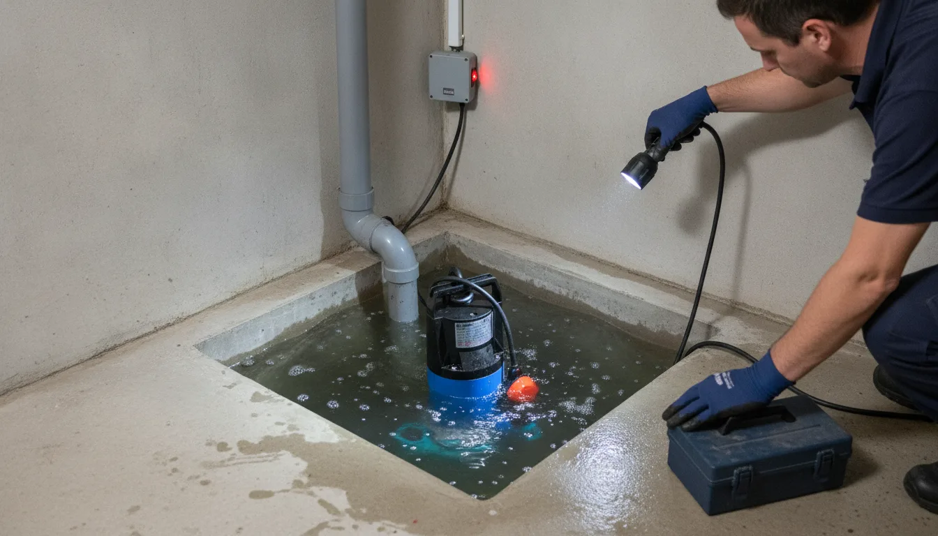 Dépannage pompe de relevage Saint-Renan – problème / diagnostic